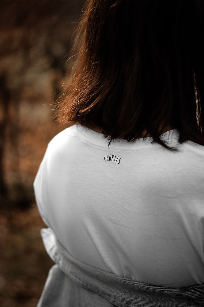 Charles : unisex t-shirt - berg, kompas, wandelen
