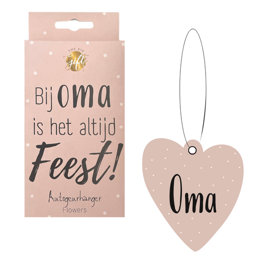 The big gifts : autogeurhanger - bij oma is het altijd feest