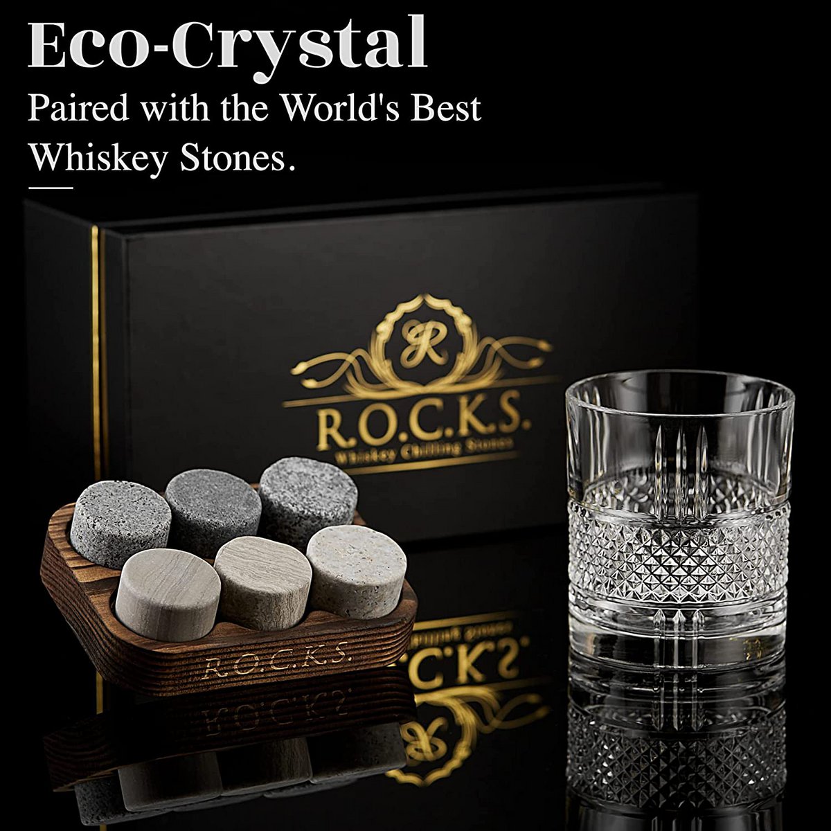 R.O.C.K.S : wiskey chilling stones cadeaubox