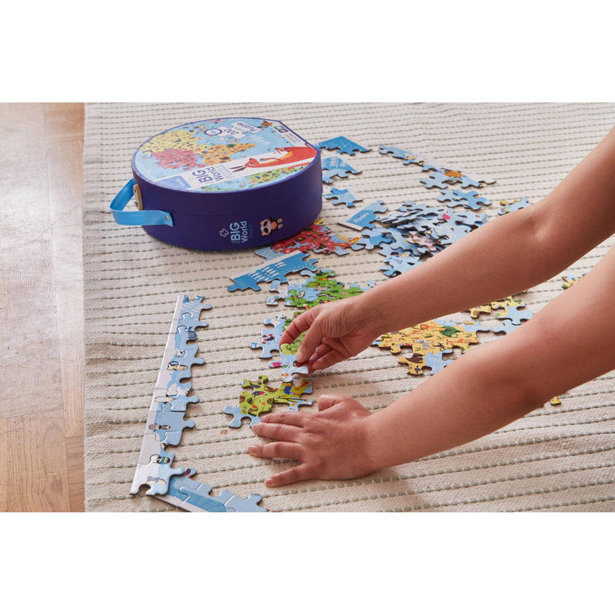 Barbo toys : grote wereldpuzzel - waar wonen de dieren?