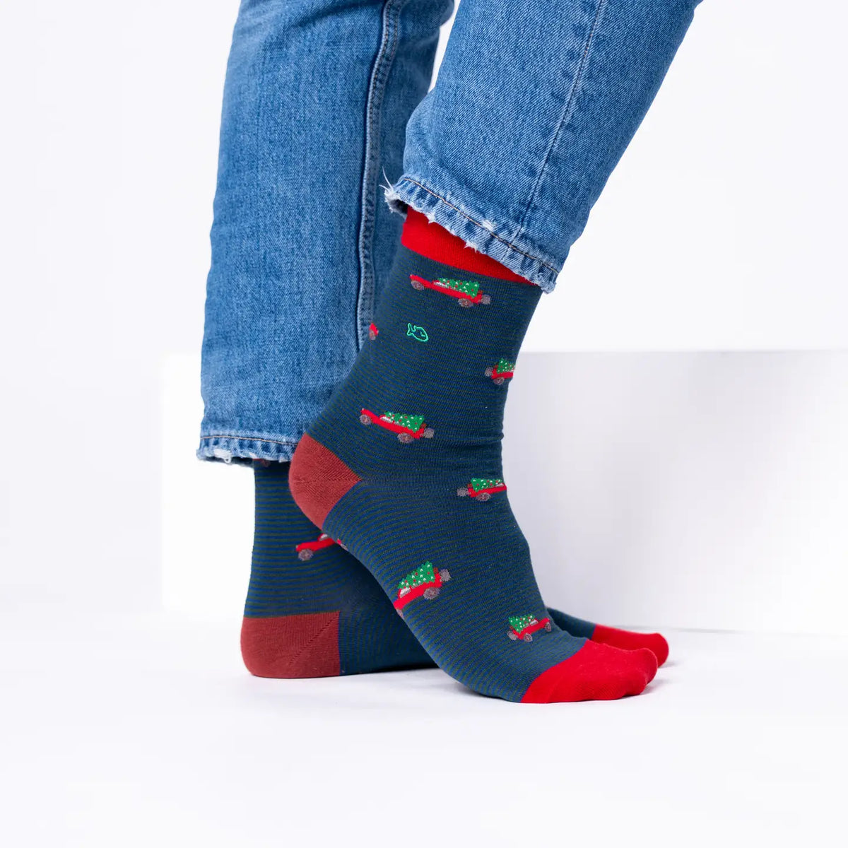 Billybelt : sokken patroon - kerst jeep
