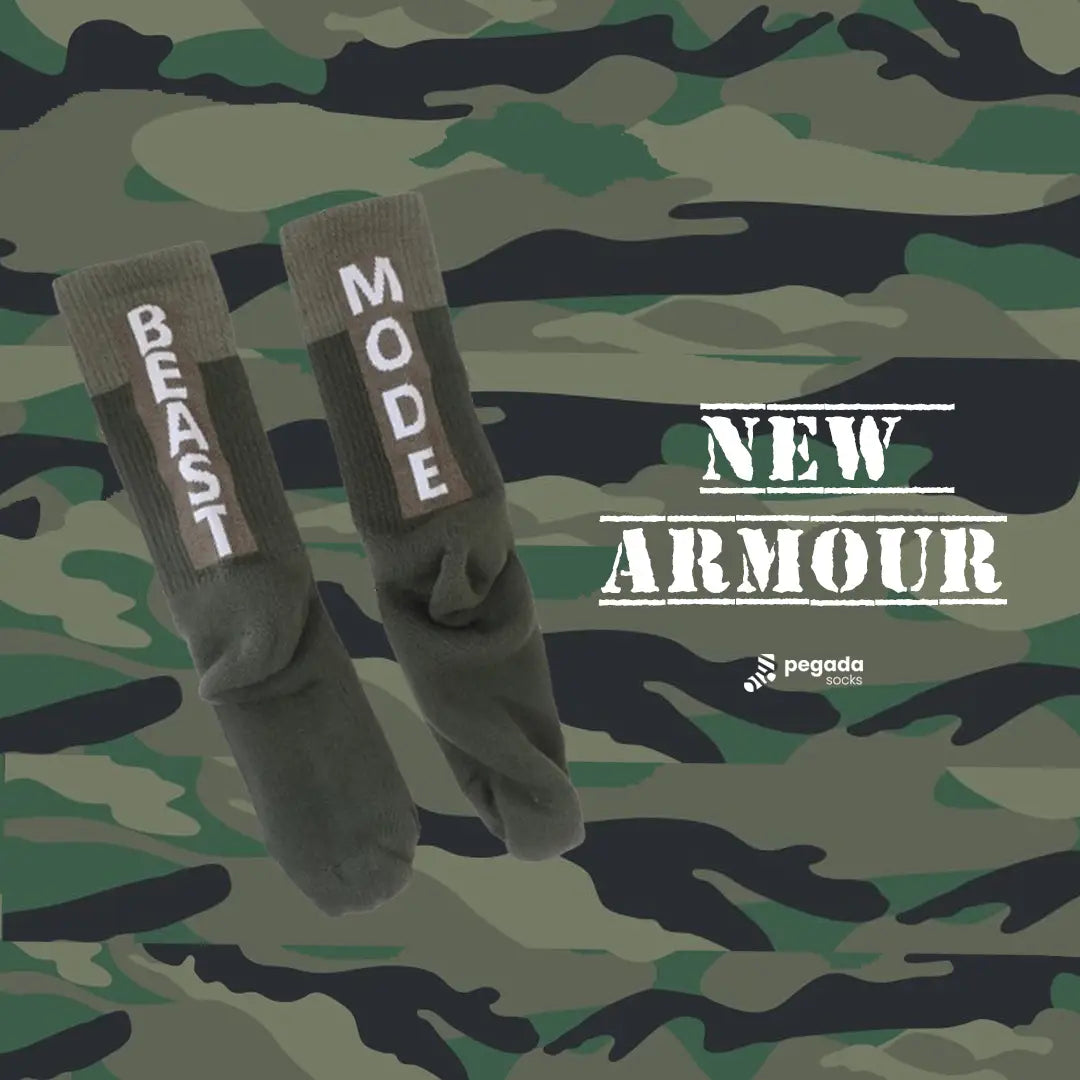 Pegada socks : beast modus camouflage