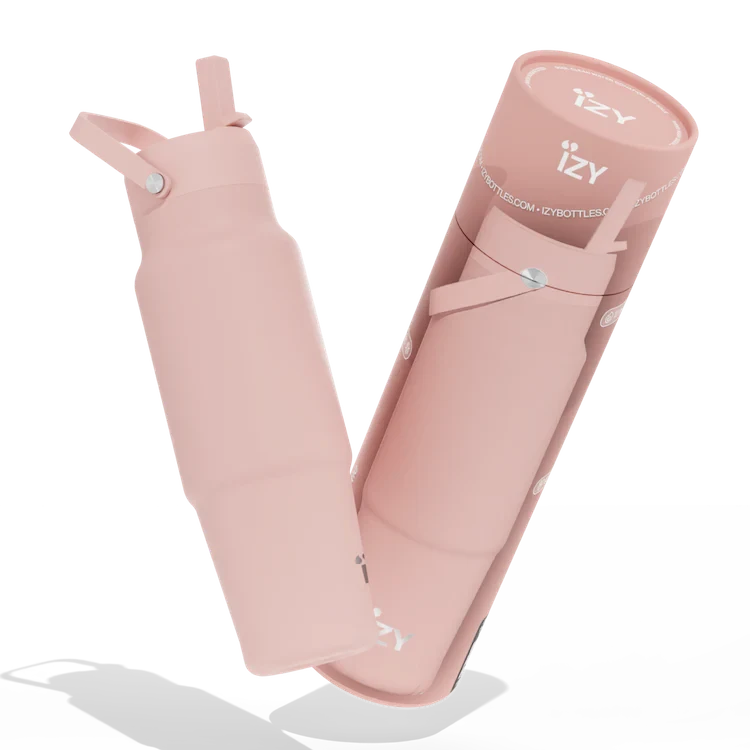 Izy : travel bottle - salmon