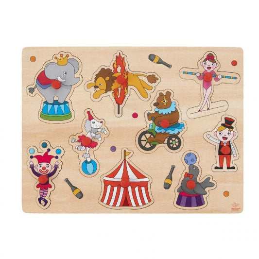 Engelhart : houten puzzel - circus