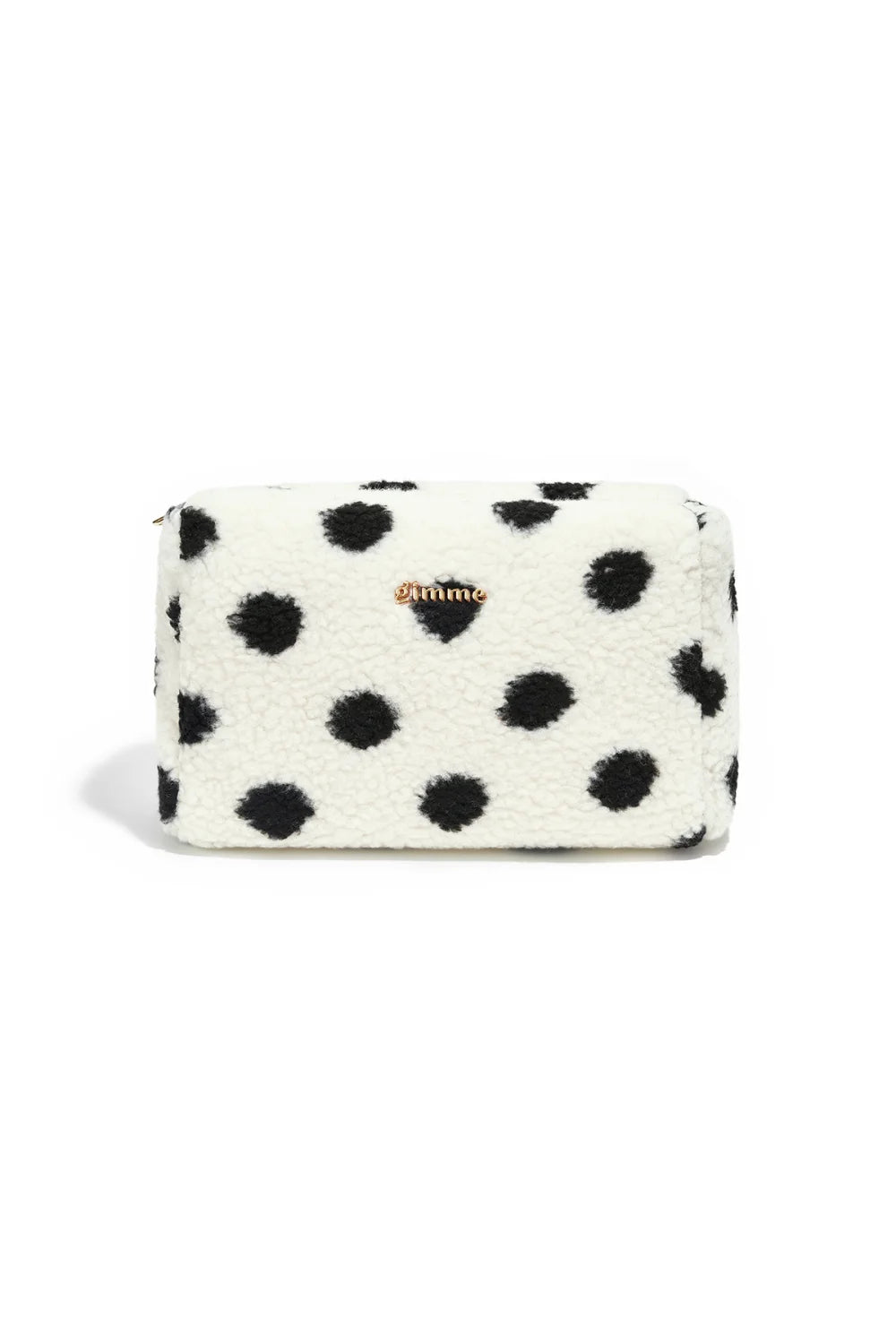 Gimme : make-up tasje polka dots - wit