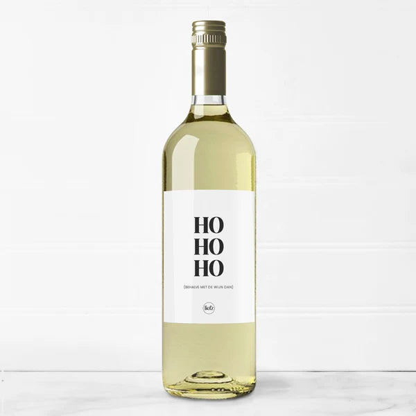 Liefz : wijnetiket - HO HO HO