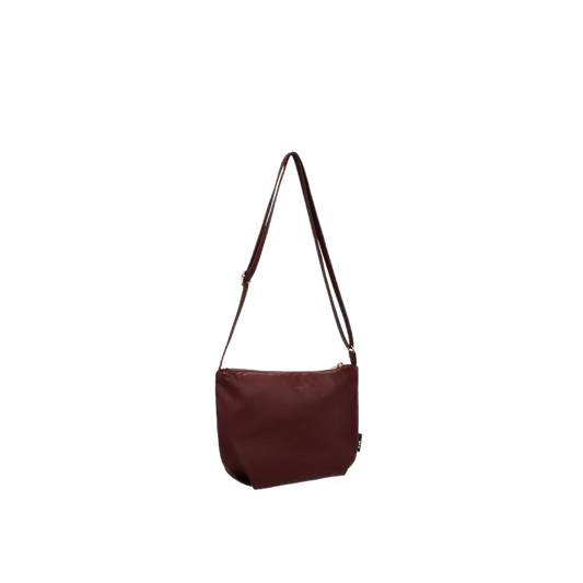 Tinne + Mia : cross body feel good baggy - new maroon