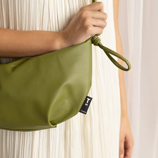 Tinne + Mia : Berber cross body - peat moss