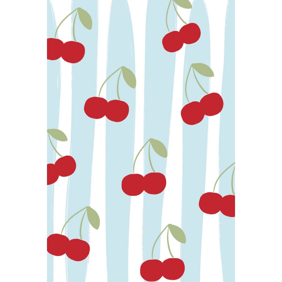 Fritsy : wenskaart zonder tekst  - kers