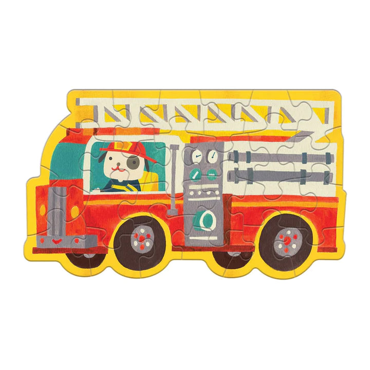 Mudpuppy : mini puzzel - brandweer