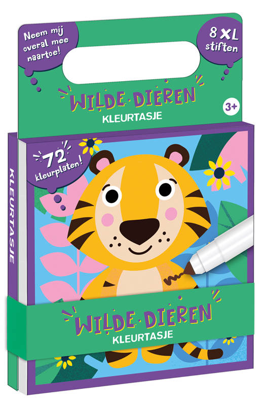Wilde dieren kleurtasje