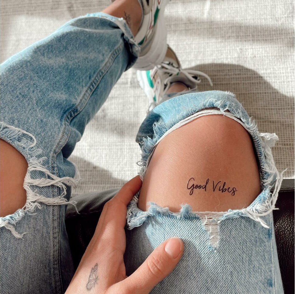 Sioou : tijdelijke tattoo - good vibes (5 stuks)