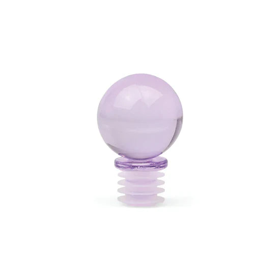 Here's how : the moony glass bottle stopper - lilac