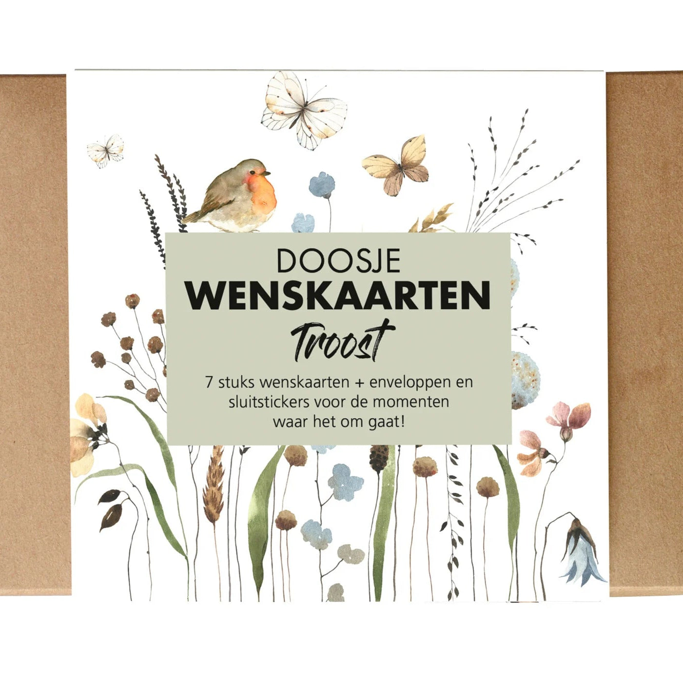 Give-x : doosje wenskaarten - troost