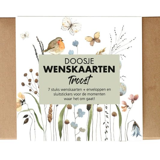 Give-x : doosje wenskaarten - troost