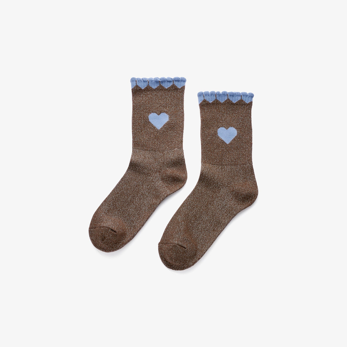 Liet en joliet : sokken - hart blauw