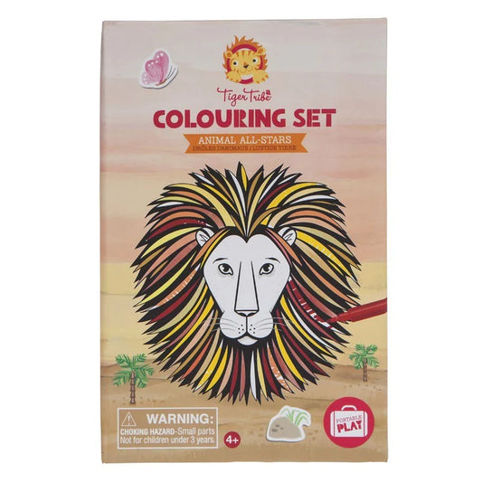 Tiger tribe : colouring set - animal all-stars