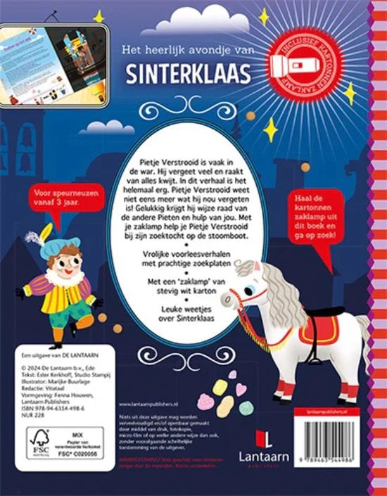 Lantaarn publisher : zoek -en voorleesboek - het heerlijk avondje van Sinterklaas