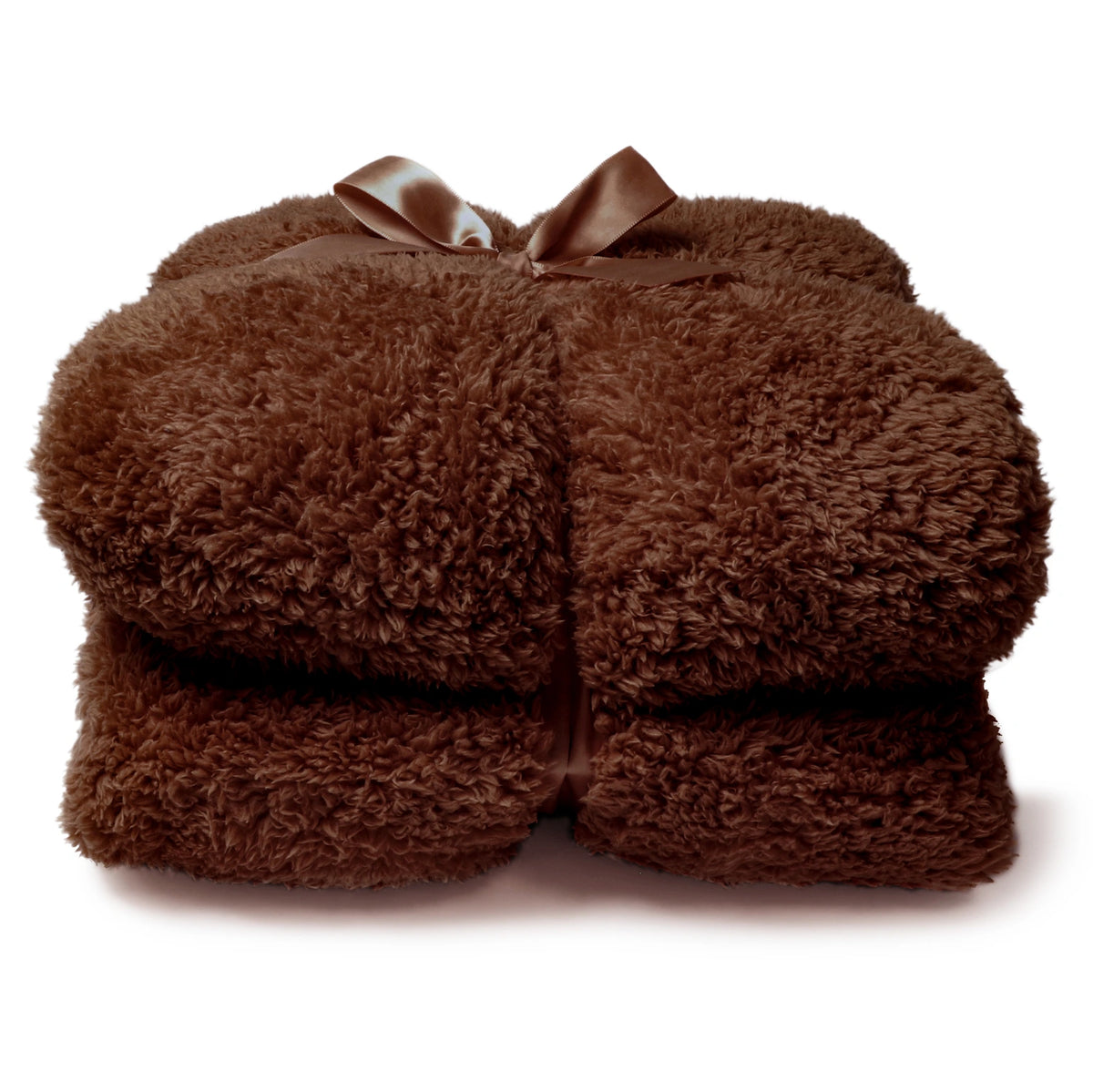 Unique living : teddy plaid - rocky brown