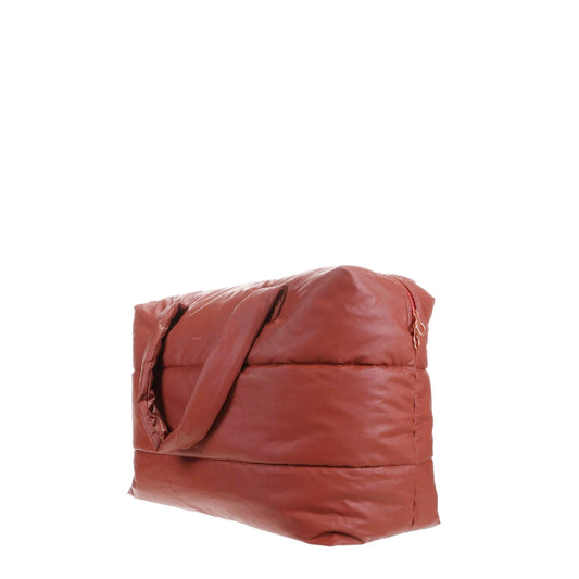 Tinne en Mia : big puffy weekendtas - Camill  red wood