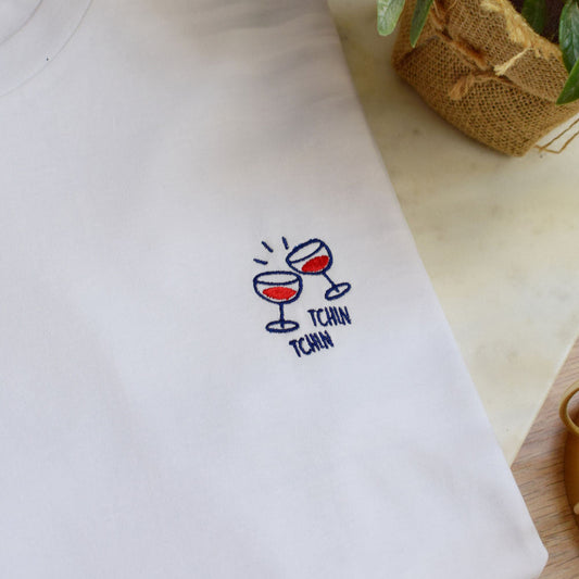 Just un t-shirt : tchin tchin - wit