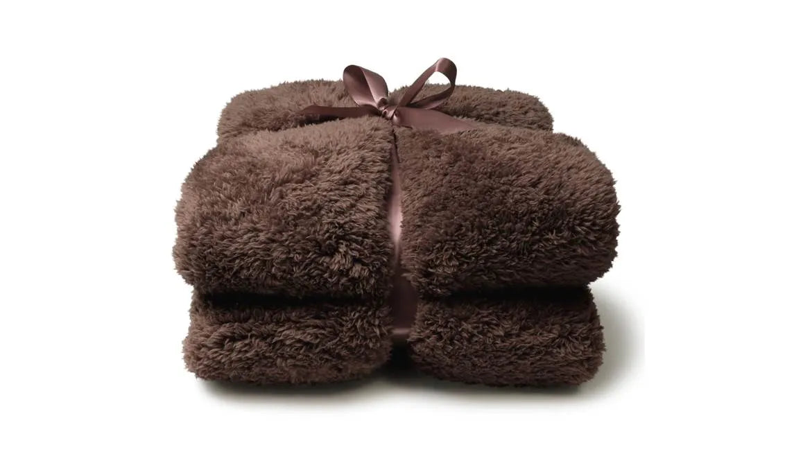 Unique living : dekentje - rocky brown